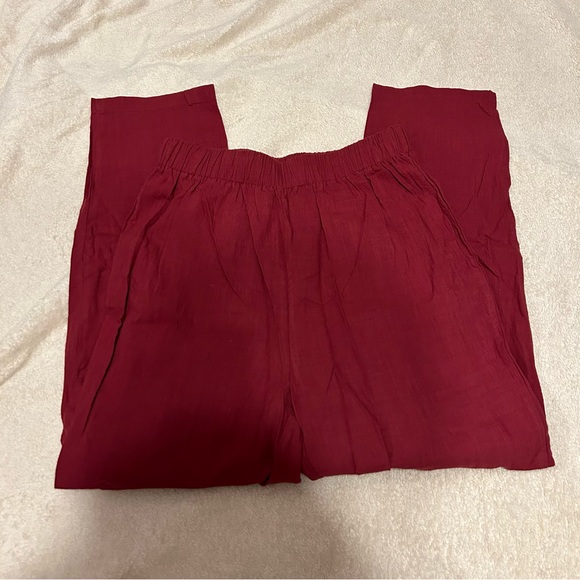 Red Work Pants - Picture 3 of 5